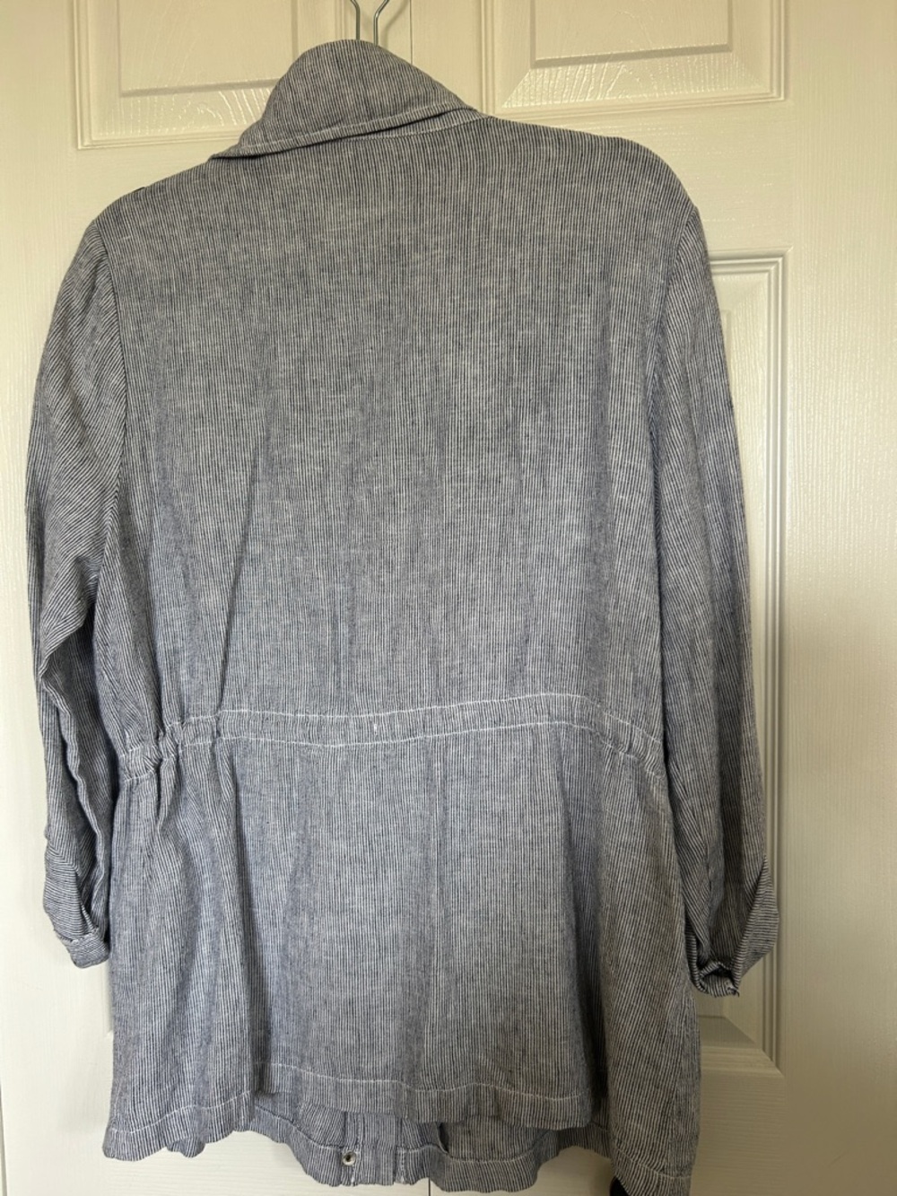 Croft & Barrow Blue Drawstring Utility Jacket - Picture 6 of 12